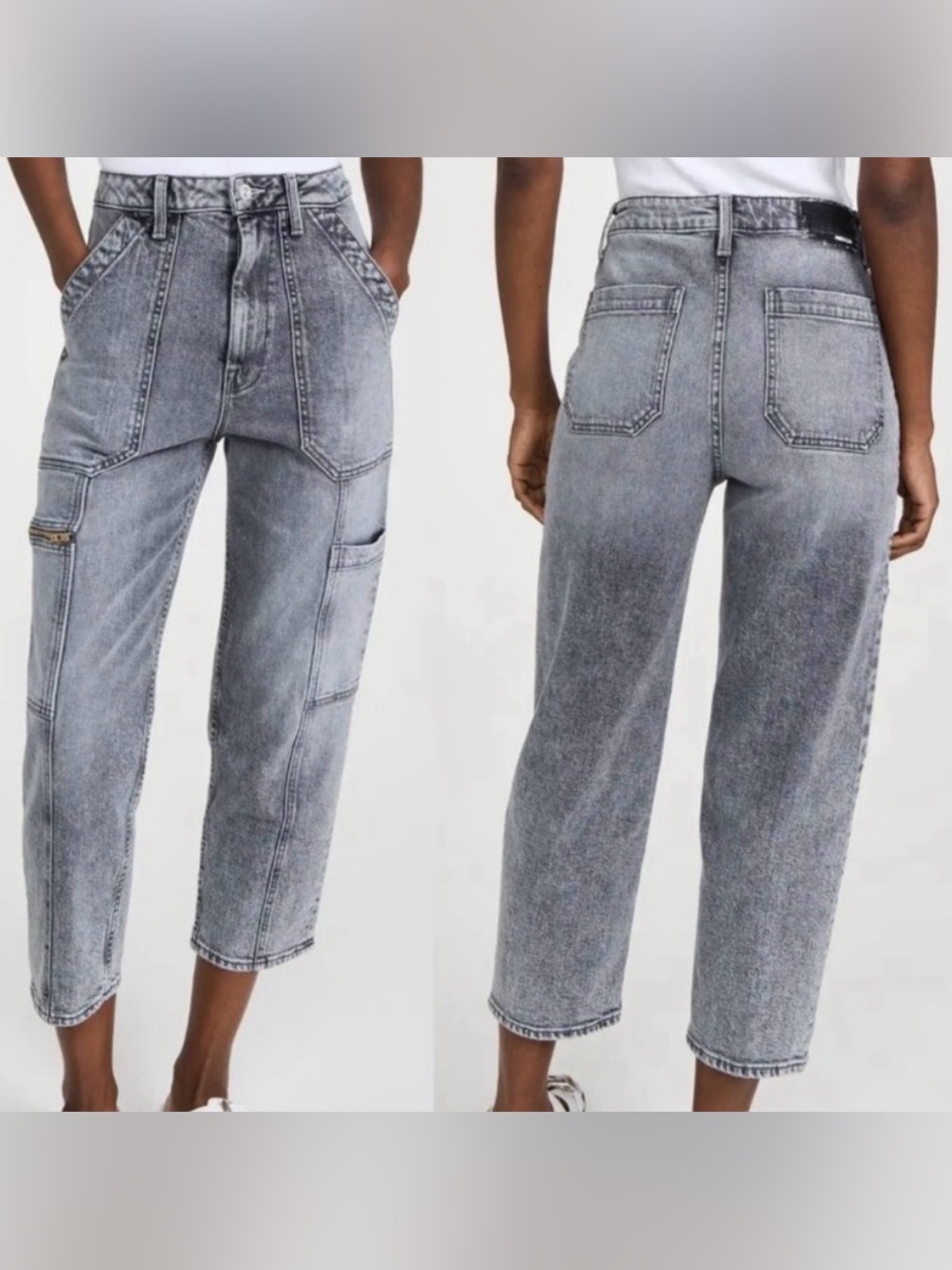 MOTHER barrel cargo jeans